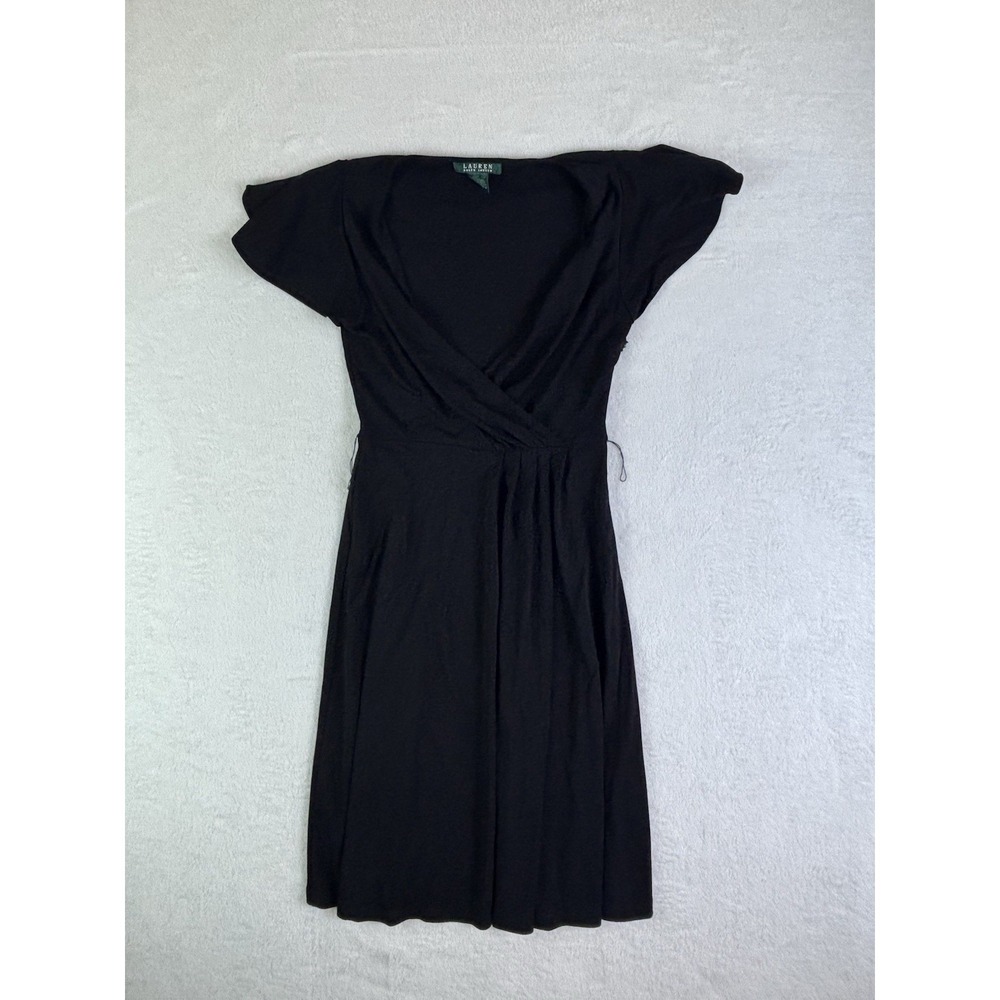 Womens Lauren Ralph Lauren Black Dress XS Casual